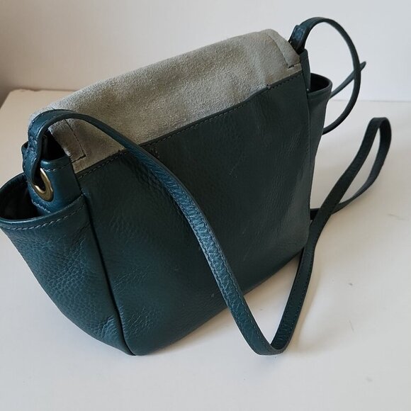 FOSSIL | Alpine Green Ava Crossbody Bag Leather Suede - Picture 7 of 10